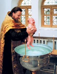 Крещение в храме